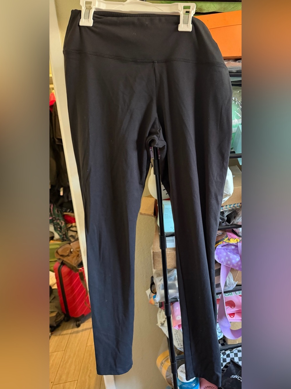 Felina black leggings 2 pack women